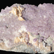 Purple Fluoritewith Calcite angel wings cluster 128g Rocks and Things