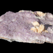 Purple Fluoritewith Calcite angel wings cluster 128g Rocks and Things