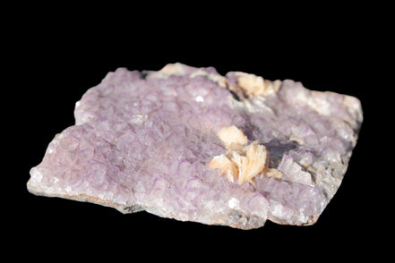 Purple Fluoritewith Calcite angel wings cluster 128g Rocks and Things