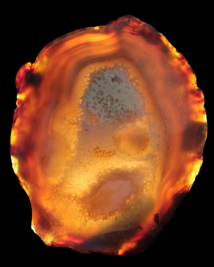 Agate geode slice 546g - Rocks and Things Store