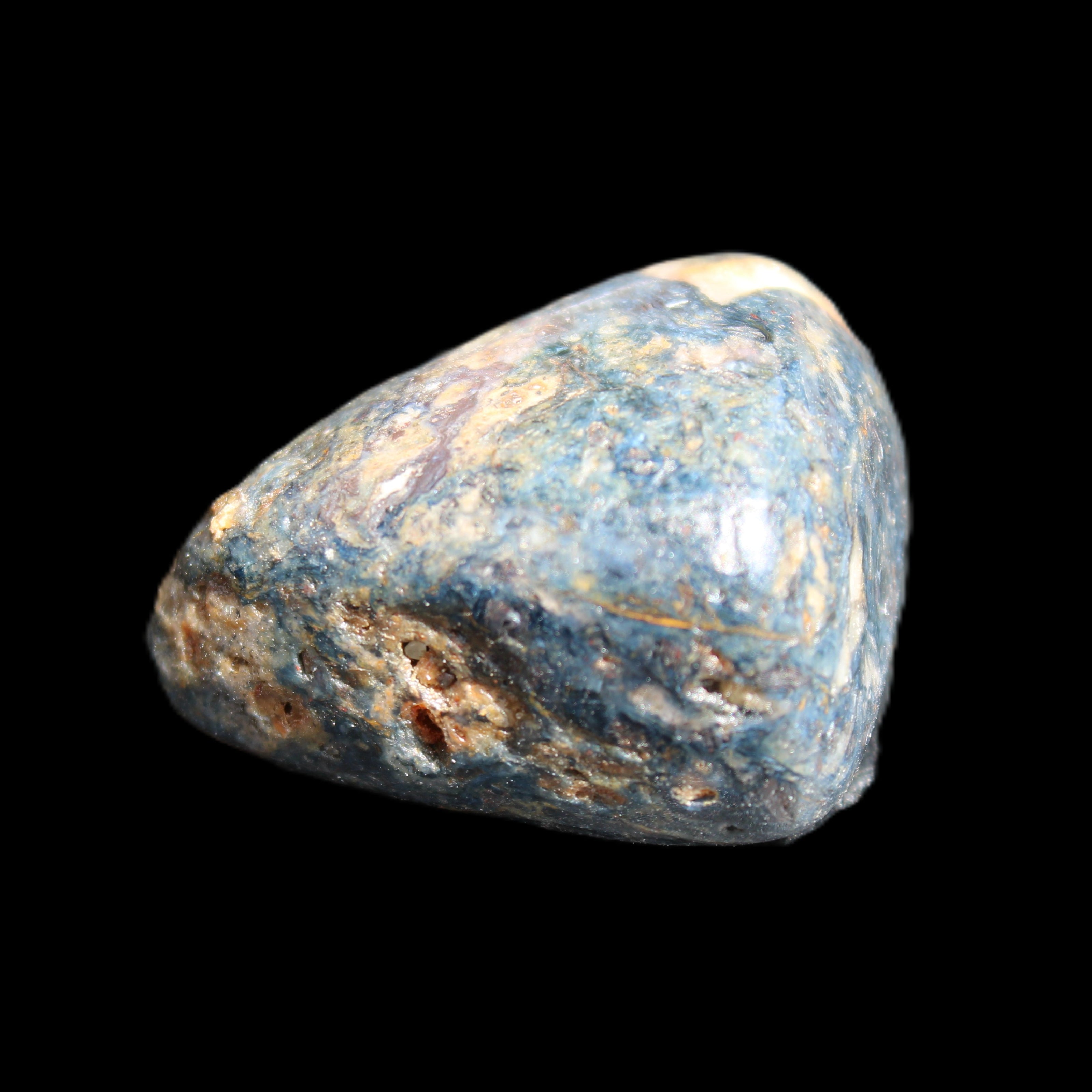 Pietersite polished stone from Namibia 26g in sunlight - Rocks and Things Store