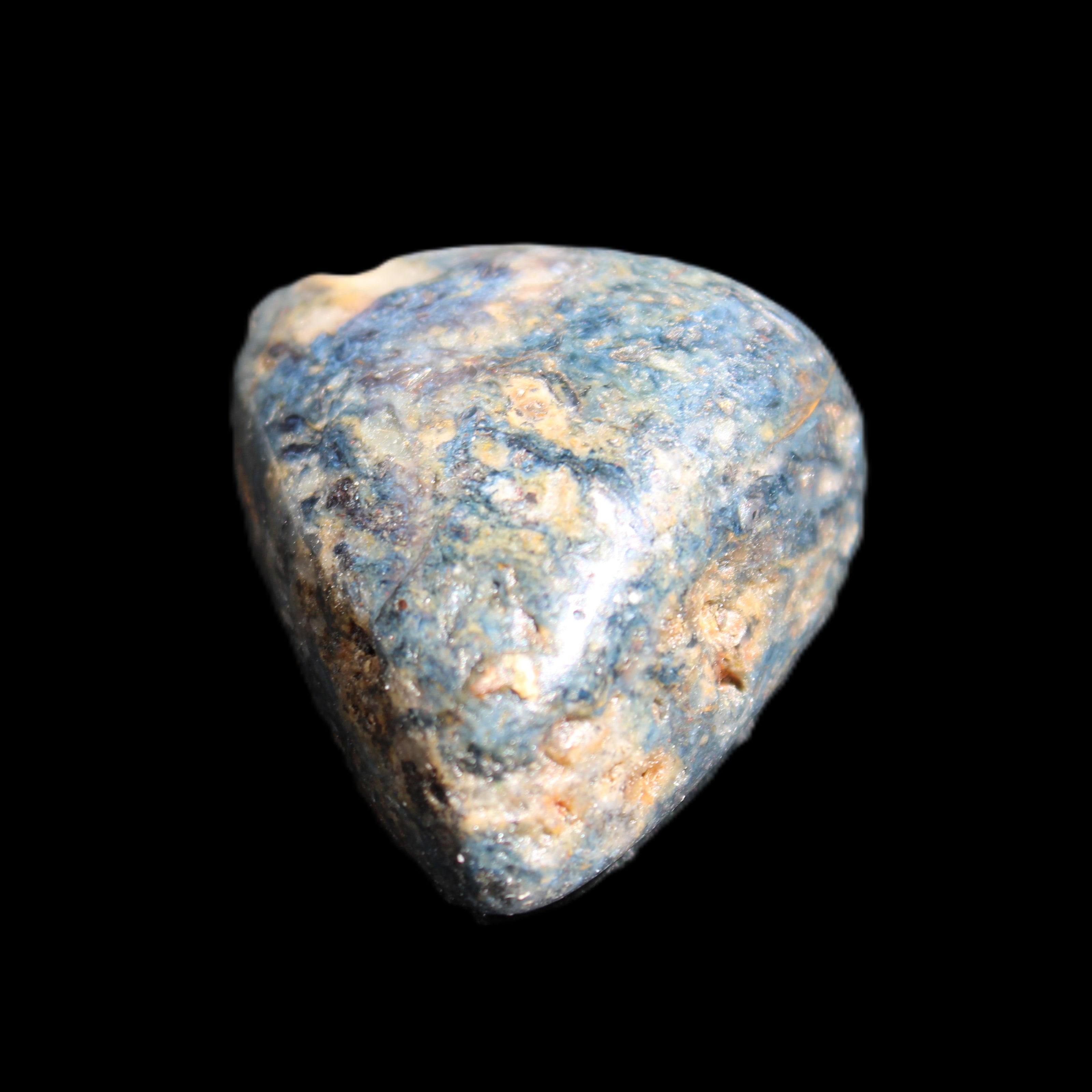 Pietersite polished stone from Namibia 26g in sunlight - Rocks and Things Store