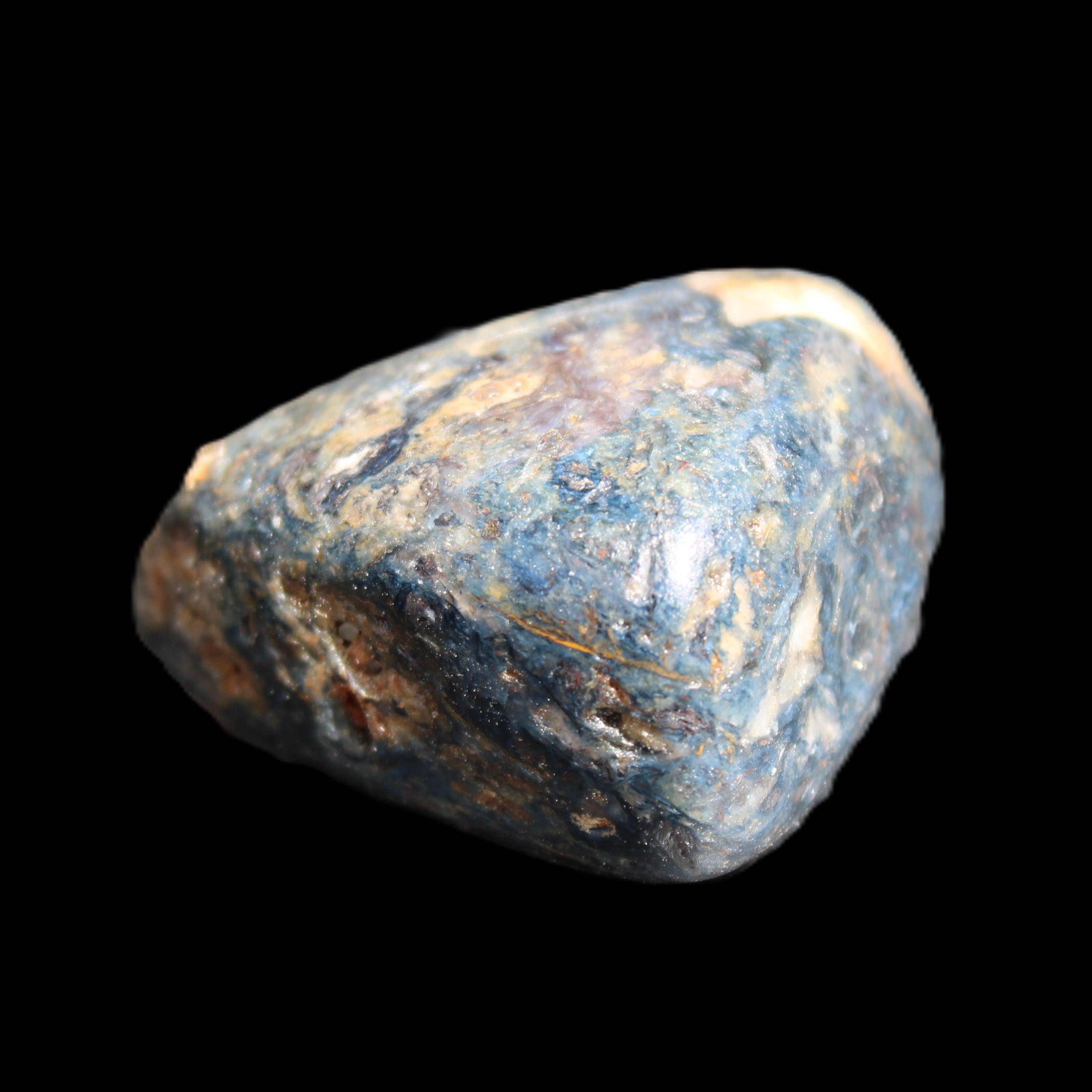 Pietersite polished stone from Namibia 26g in sunlight - Rocks and Things Store