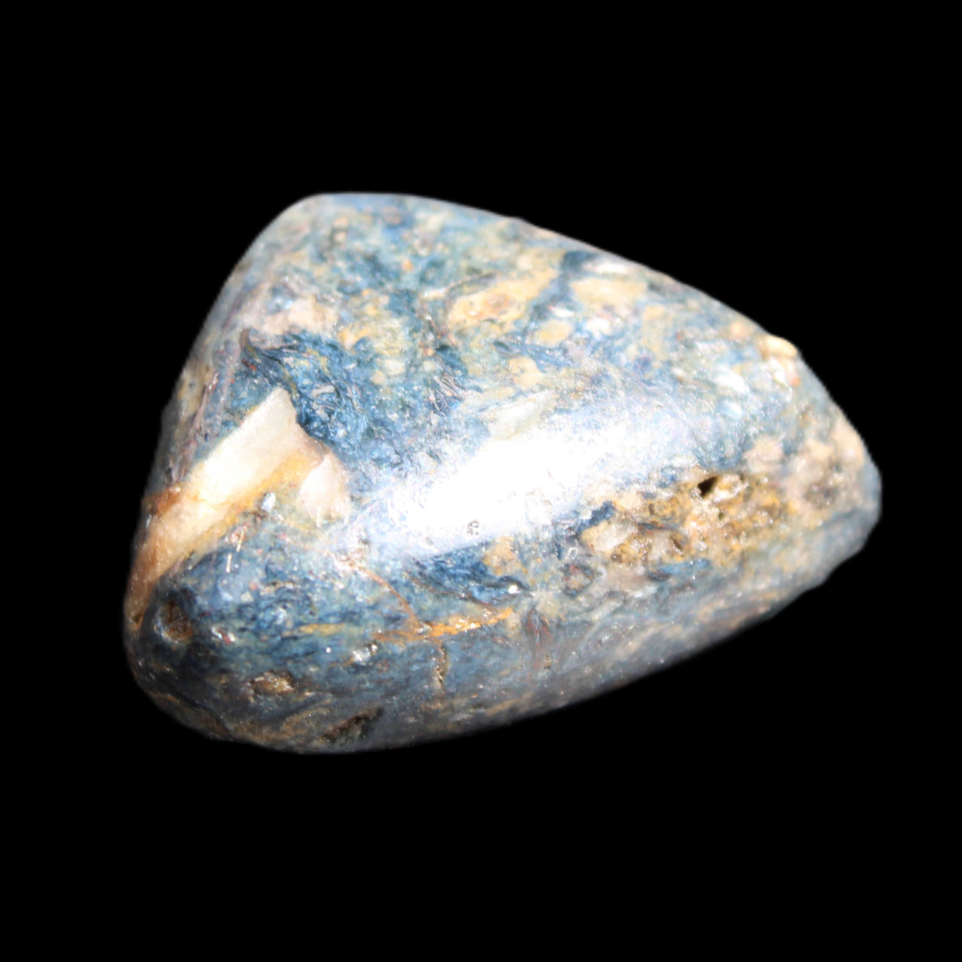 Pietersite polished stone from Namibia 26g in sunlight - Rocks and Things Store