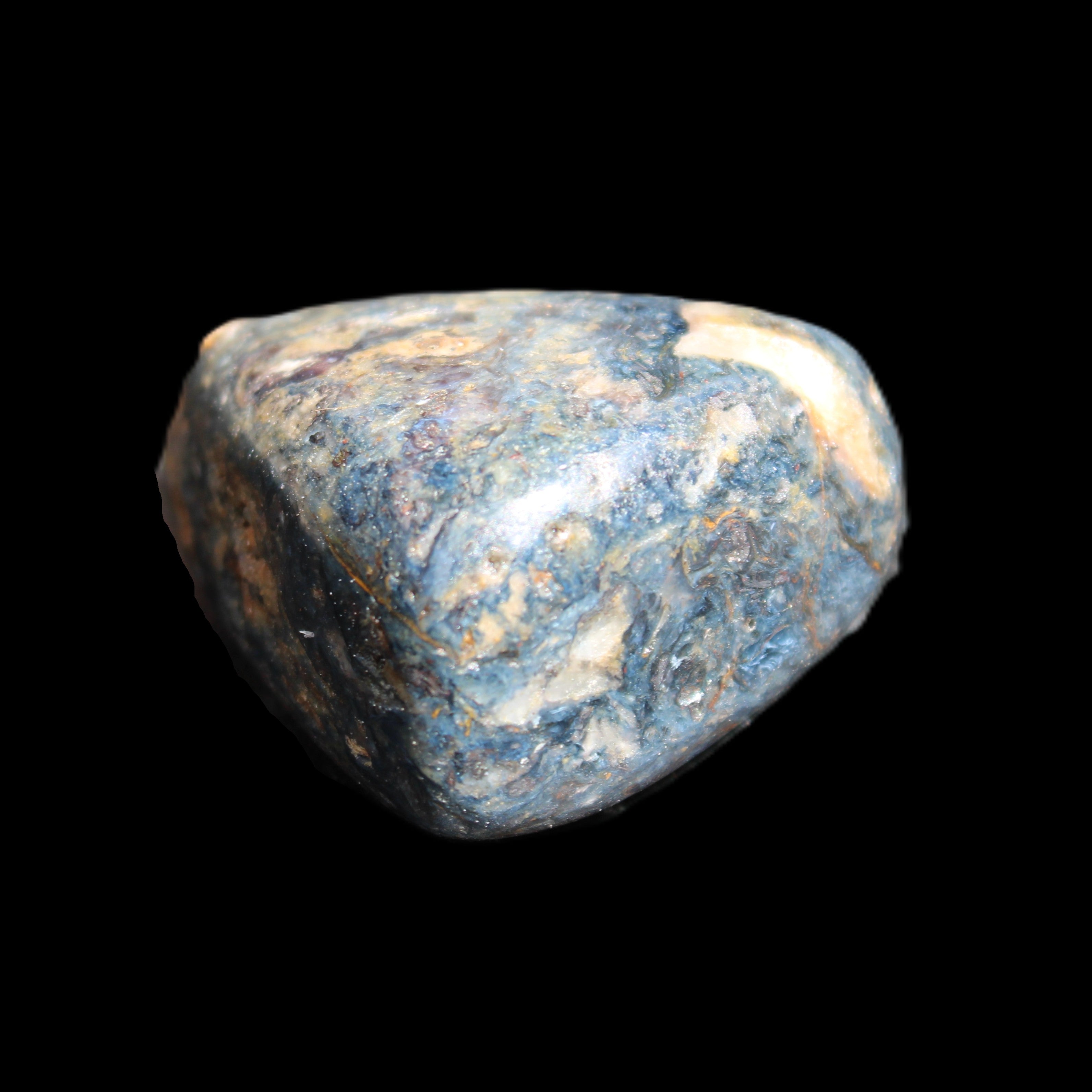 Pietersite polished stone from Namibia 26g in sunlight - Rocks and Things Store