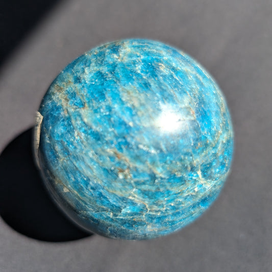 Blue Apatite sphere 709g