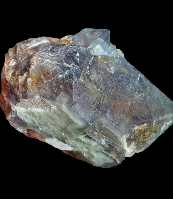 Fluorite cubic cluster UV reactive 328g in sunlight -  Rocks and Things Store