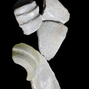 Old thick river Glass finds from Reedy Creek, Eldorado, Victoria 4/5 pieces in sunlight - Rocks and Things Store