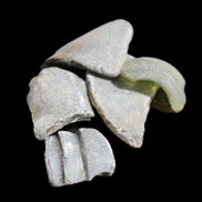 Old thick river Glass finds from Reedy Creek, Eldorado, Victoria 4/5 pieces in sunlight - Rocks and Things Store