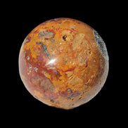 Teardrop Jasper sphere 313g in sunlight - Rocks and Things Store