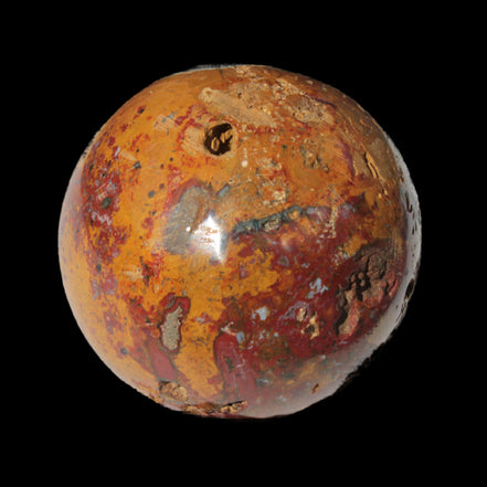 Teardrop Jasper sphere 313g in sunlight - Rocks and Things Store