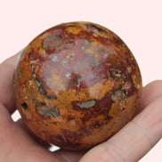 Teardrop Jasper sphere 313g Rocks and Things