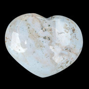 Blue Jasper heart from Madagascar 316g in sunshine - Rocks and Things Store