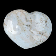 Blue Jasper heart from Madagascar 316g in sunshine - Rocks and Things Store