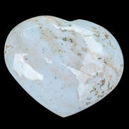 Blue Jasper heart from Madagascar 316g in sunshine - Rocks and Things Store