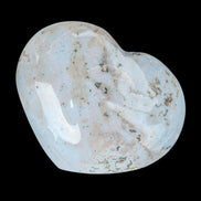 Blue Jasper heart from Madagascar 316g in sunshine - Rocks and Things Store