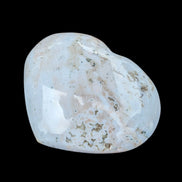 Blue Jasper heart from Madagascar 316g in sunshine - Rocks and Things Store