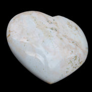 Blue Jasper heart from Madagascar 316g in sunlight - Rocks and Things Store