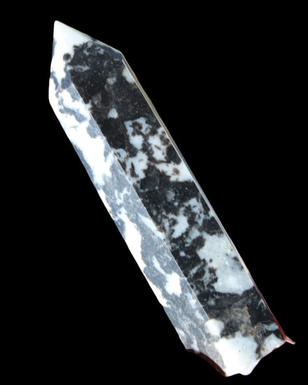 Zebra Stone wand 70g in sunlight - Rocks and Things Store
