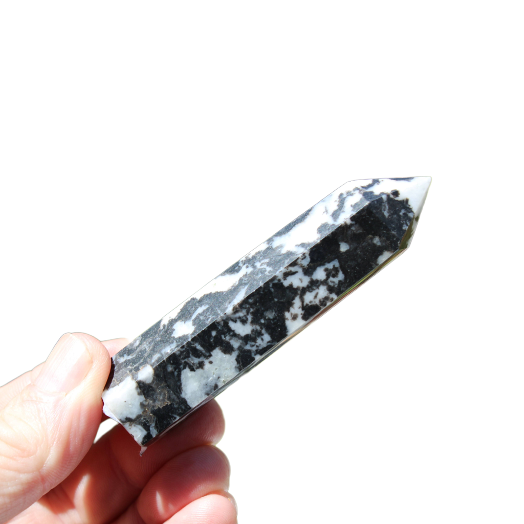 Zebra Stone wand 70g Rocks and Things