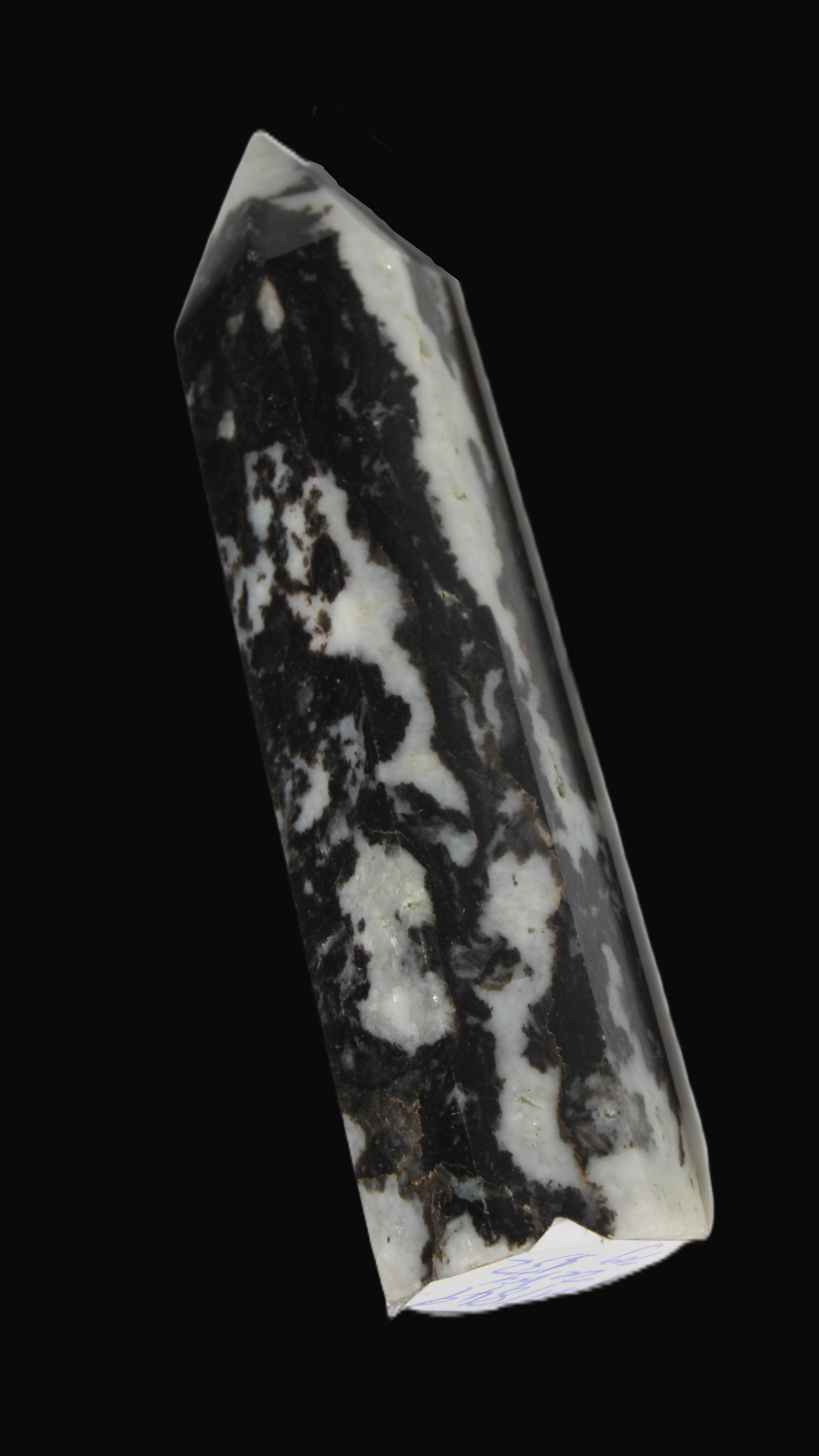 Zebra Stone wand 70g in sunlight - Rocks and Things Store