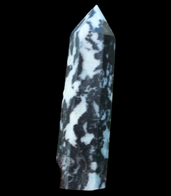 Zebra Stone wand 70g in sunlight - Rocks and Things Store