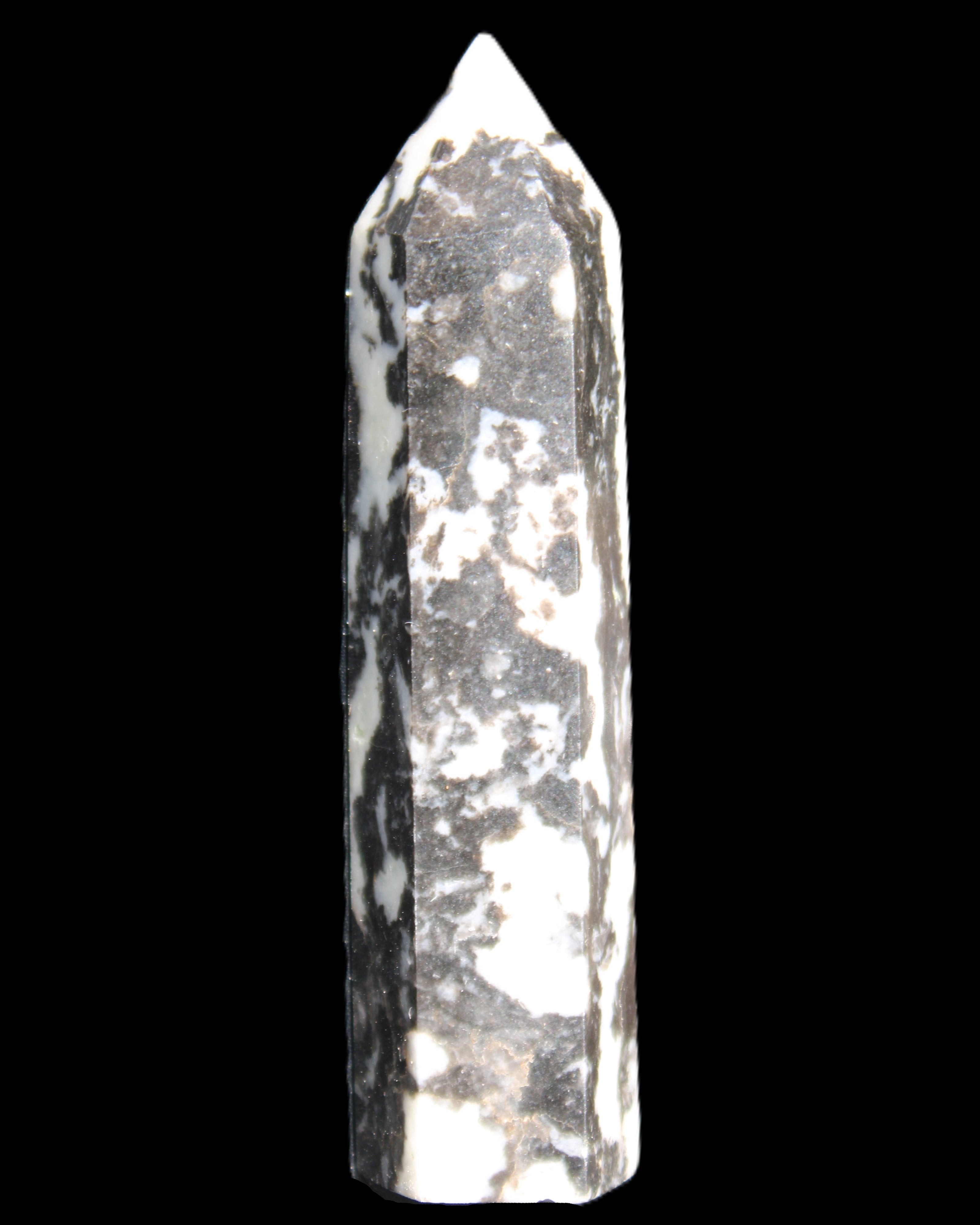 Zebra Stone wand 87mm 70g in sunlight - Rocks and Things Store