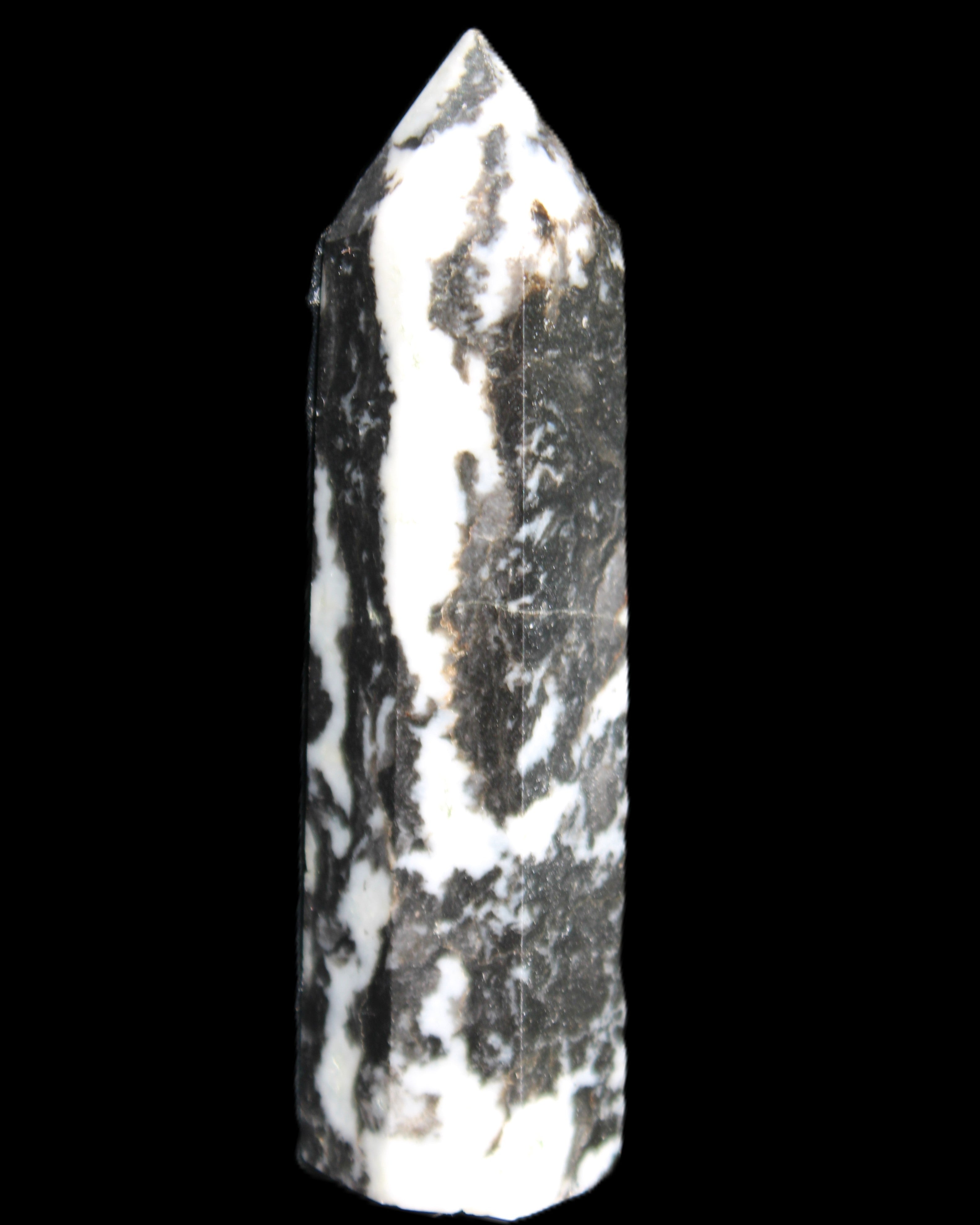 Zebra Stone wand 87mm 70g in sunlight - Rocks and Things Store
