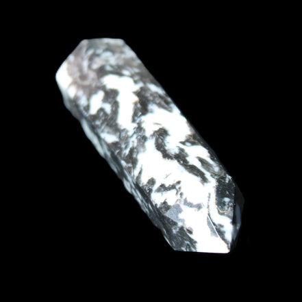 Zebra Stone wand 87mm 70g in sunlight - Rocks and Things Store