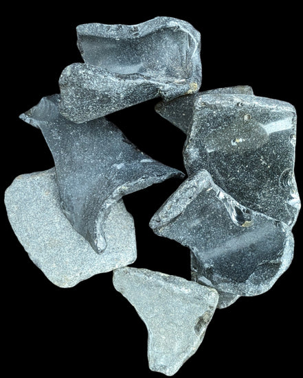 Thick old Glass from Reedy Creek, Eldorado 99g in sunlight - Rocks and Things Store