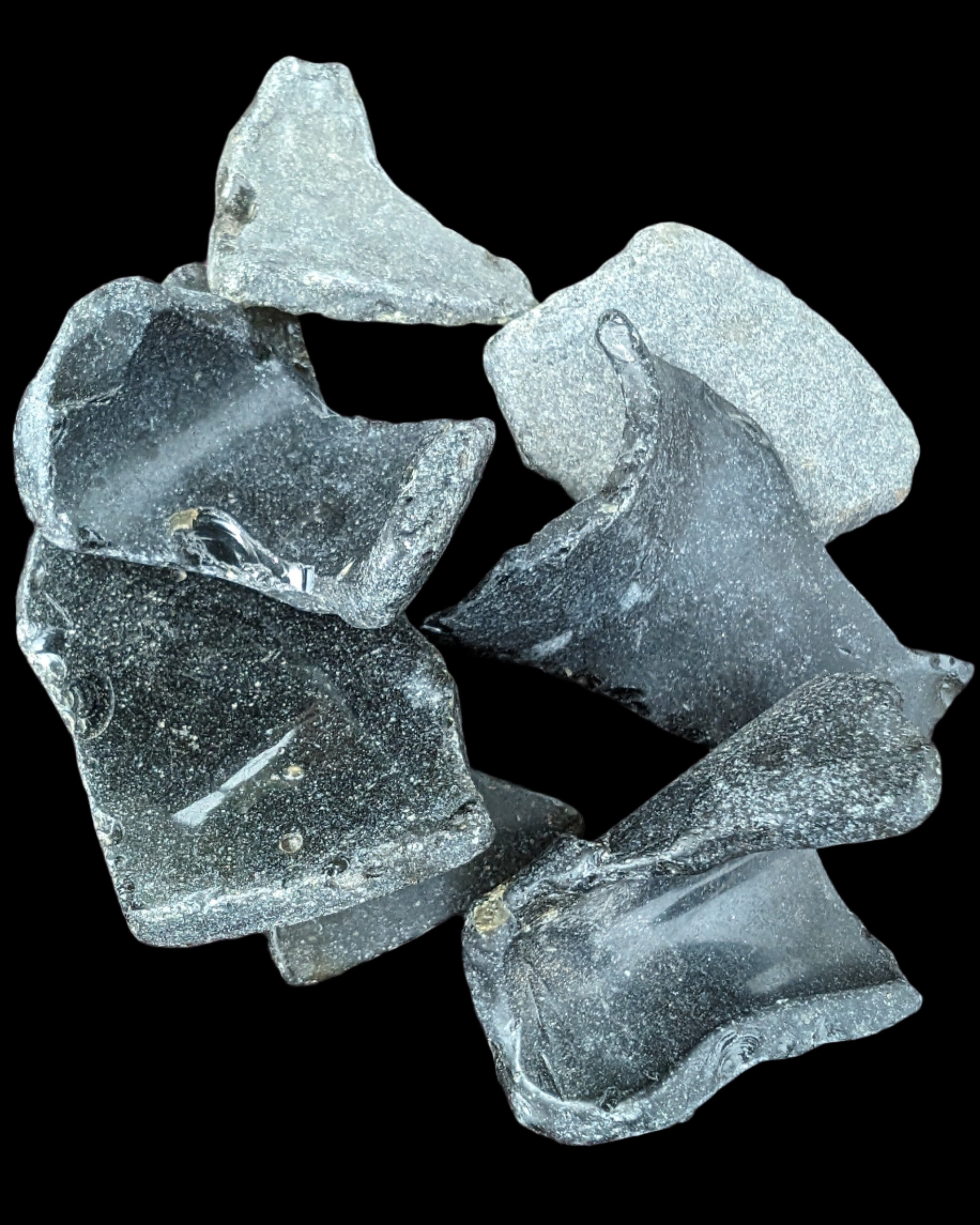 Thick old Glass from Reedy Creek, Eldorado 99g in sunlight - Rocks and Things Store