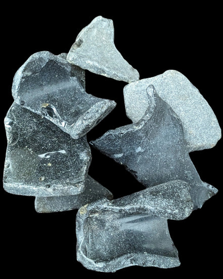 Thick old Glass from Reedy Creek, Eldorado 99g in sunlight - Rocks and Things Store
