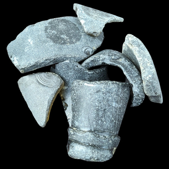 Thick old Glass from Reedy Creek, Eldorado 99g in sunlight - Rocks and Things Store