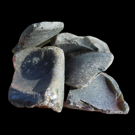 Thick old Glass from Reedy Creek, Eldorado 99g in sunlight - Rocks and Things Store