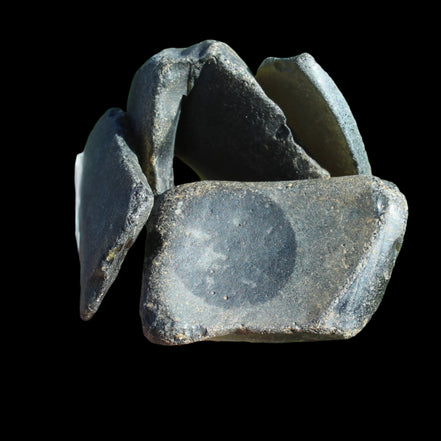 Thick old Glass from Reedy Creek, Eldorado 99g in sunlight - Rocks and Things Store