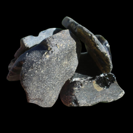 Thick old Glass from Reedy Creek, Eldorado 99g in sunlight - Rocks and Things Store