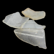 Clear river Glass finds from Reedy Creek, Eldorado, Victoria 4 pieces Rocks and Things