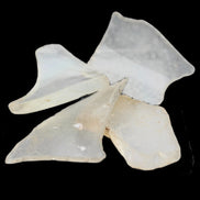 Clear river Glass finds from Reedy Creek, Eldorado, Victoria 4 pieces  - Rocks and Things Store