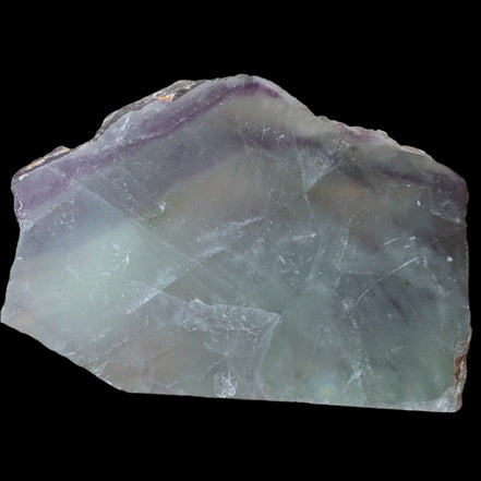 Rainbow Fluorite slice 205g in sunlight - Rocks and Things Store