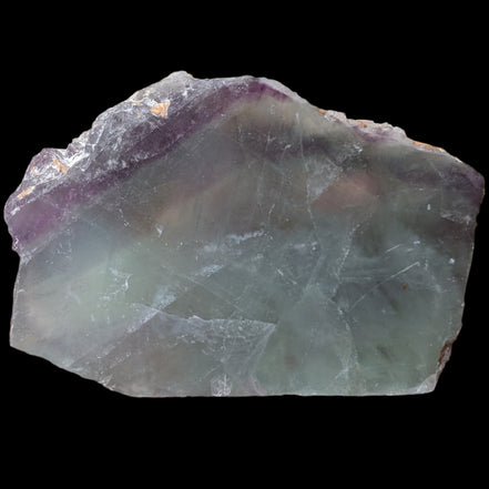 Rainbow Fluorite slice 205g in sunlight - Rocks and Things Store