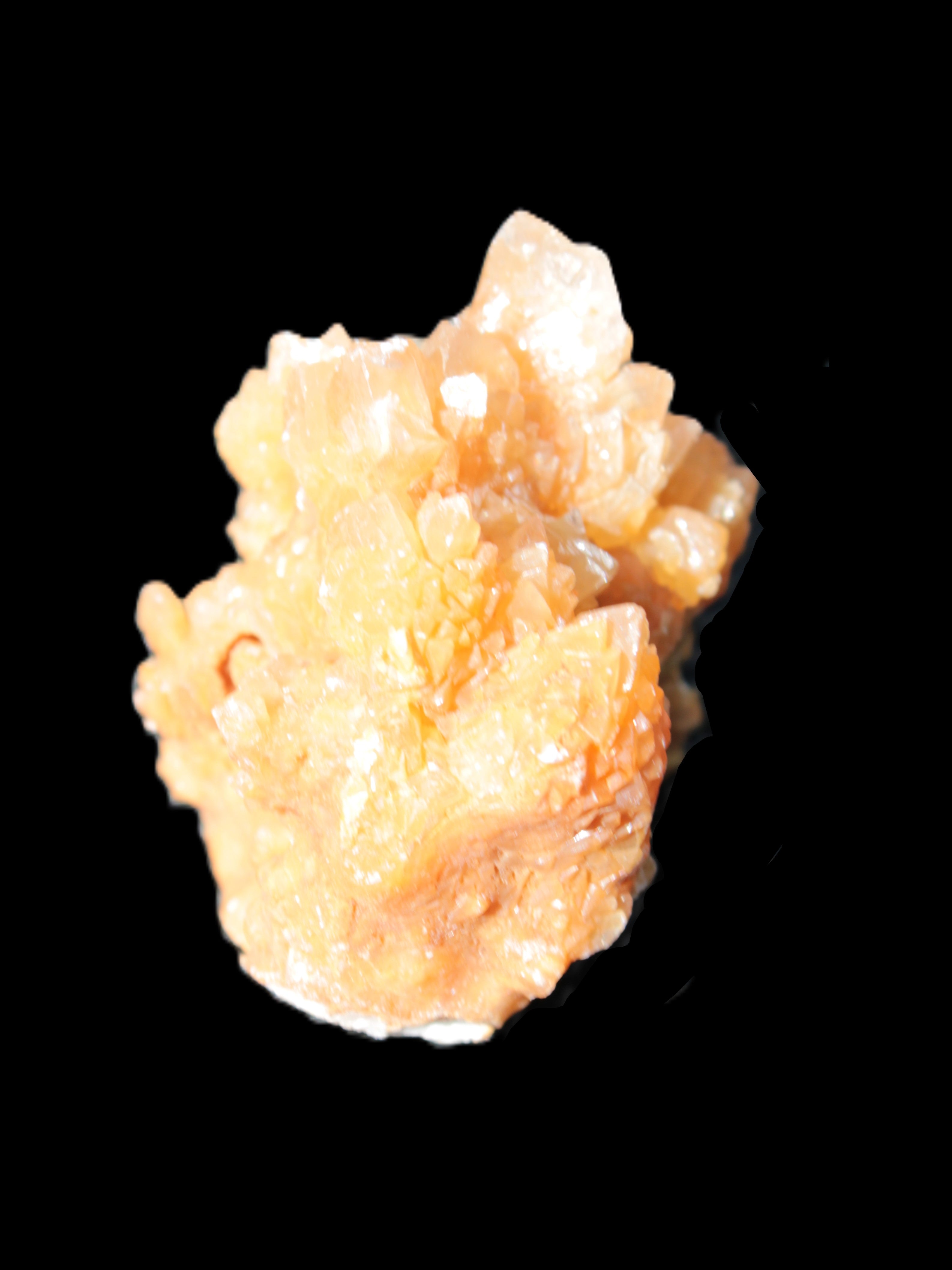 Orange Calcite cluster 45*50mm 68g Rocks and Things