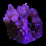 Orange Calcite cluster 45*50mm 68g in UV light