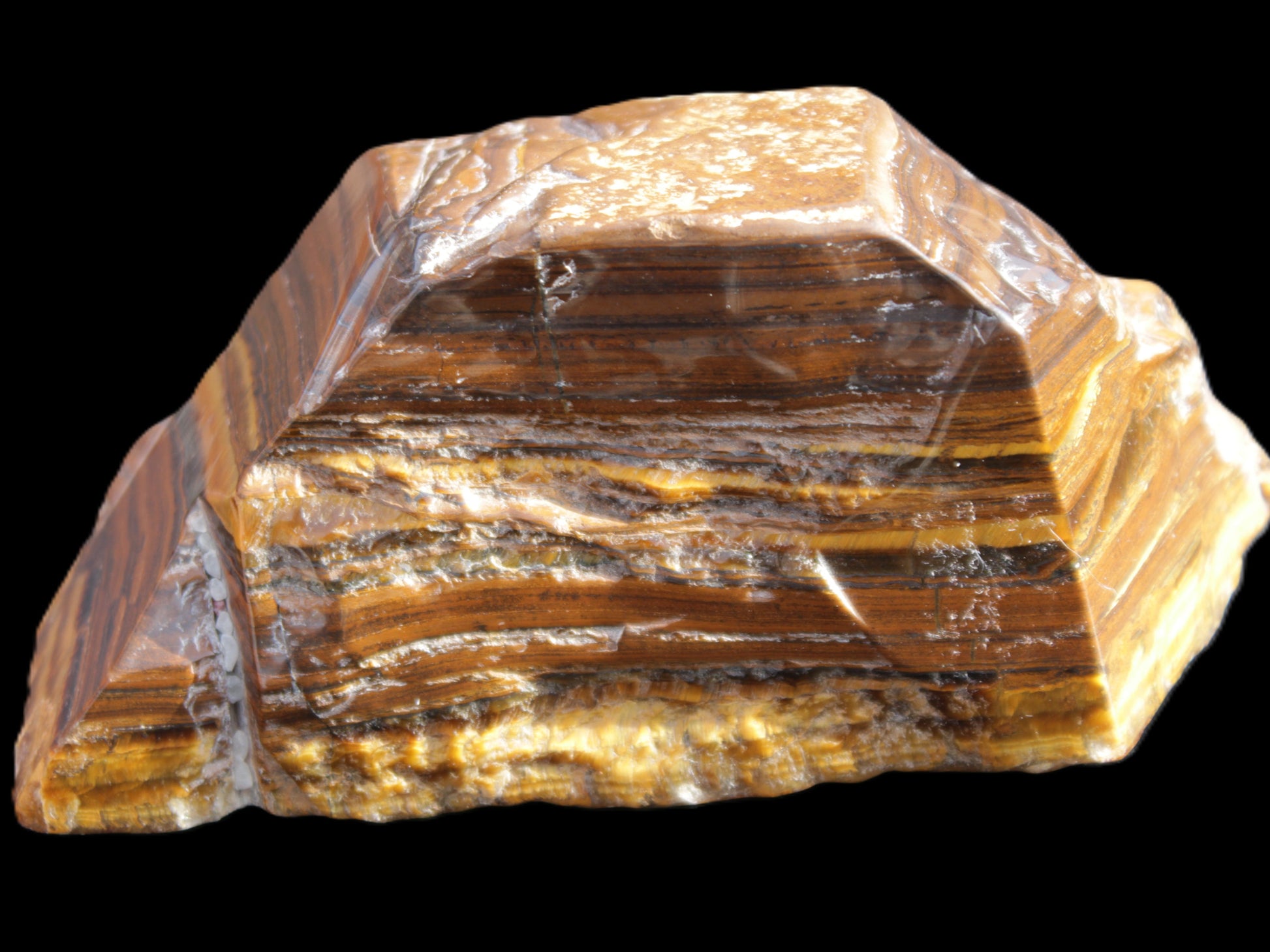 Large Golden Tigers Eye 126*45*54mm  598g Rocks and Things Store