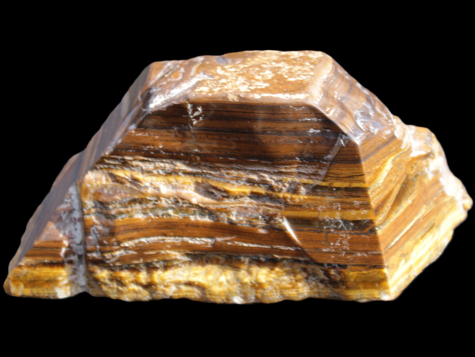 Large Golden Tigers Eye 126*45*54mm  598g Rocks and Things Store