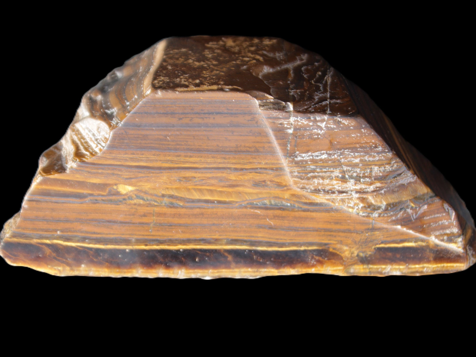 Large Golden Tigers Eye 126*45*54mm  598g Rocks and Things Store