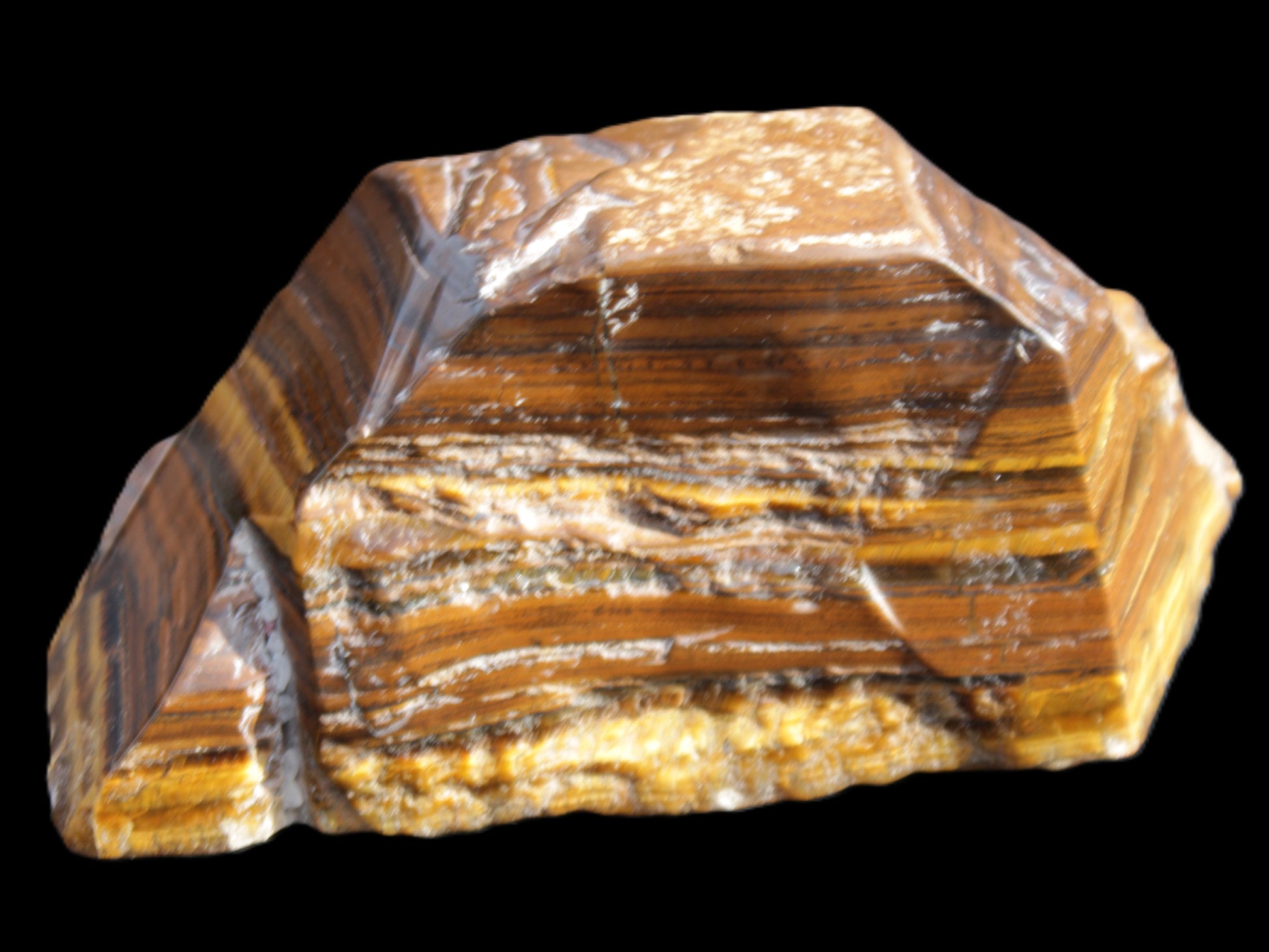 Large Golden Tigers Eye 126*45*54mm  598g Rocks and Things Store