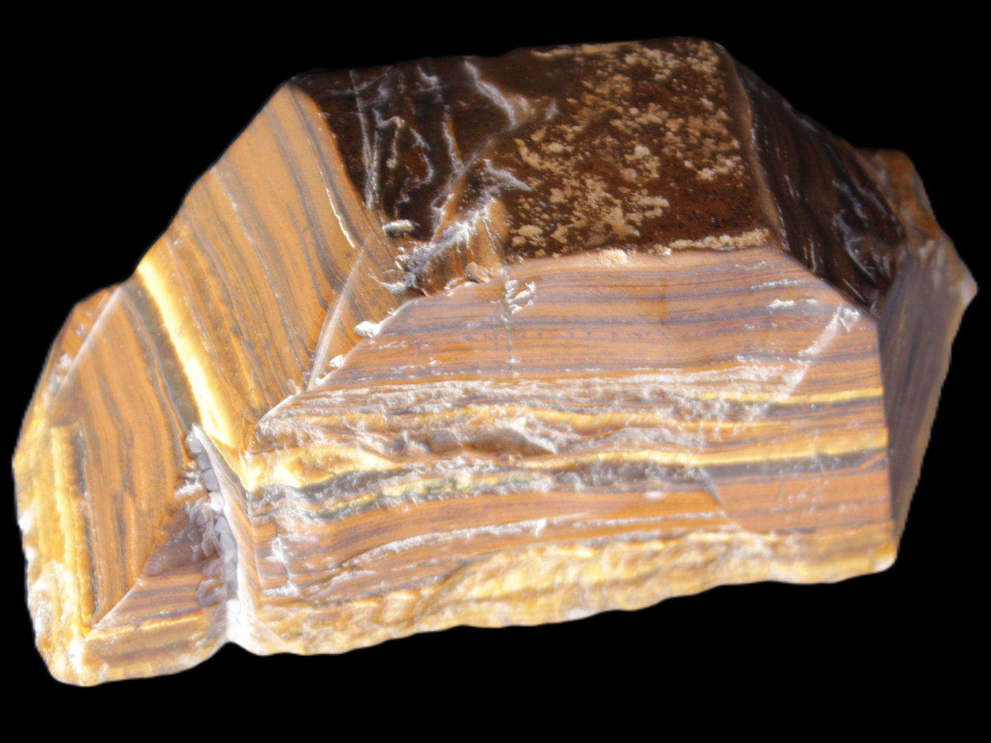 Large Golden Tigers Eye 126*45*54mm  598g Rocks and Things Store