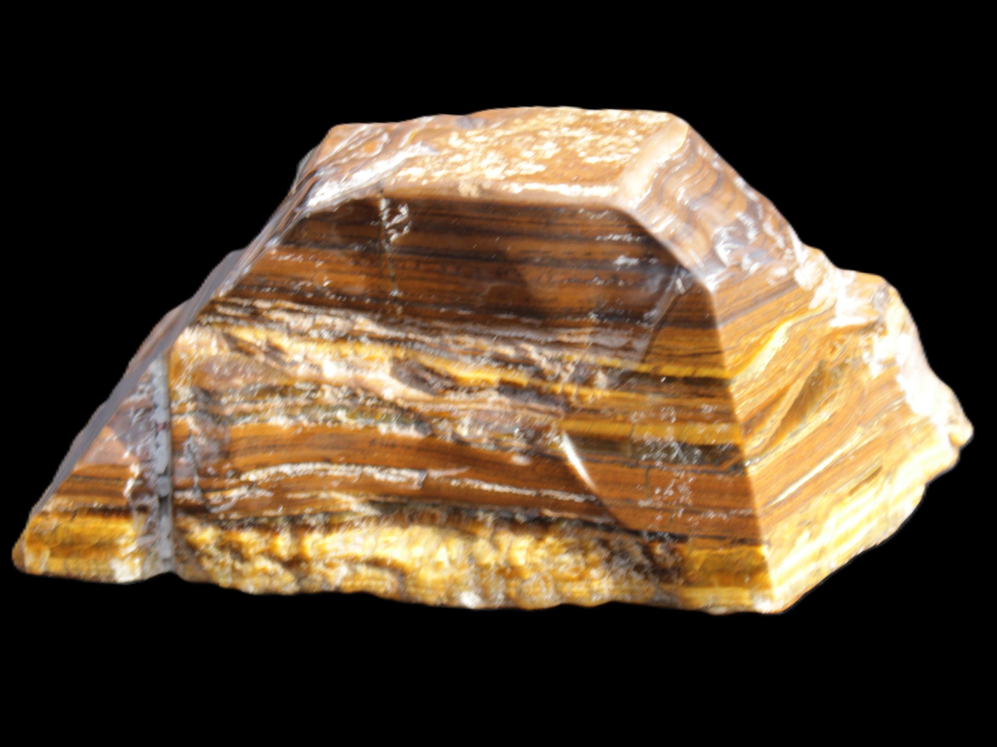 Large Golden Tigers Eye 126*45*54mm  598g Rocks and Things Store