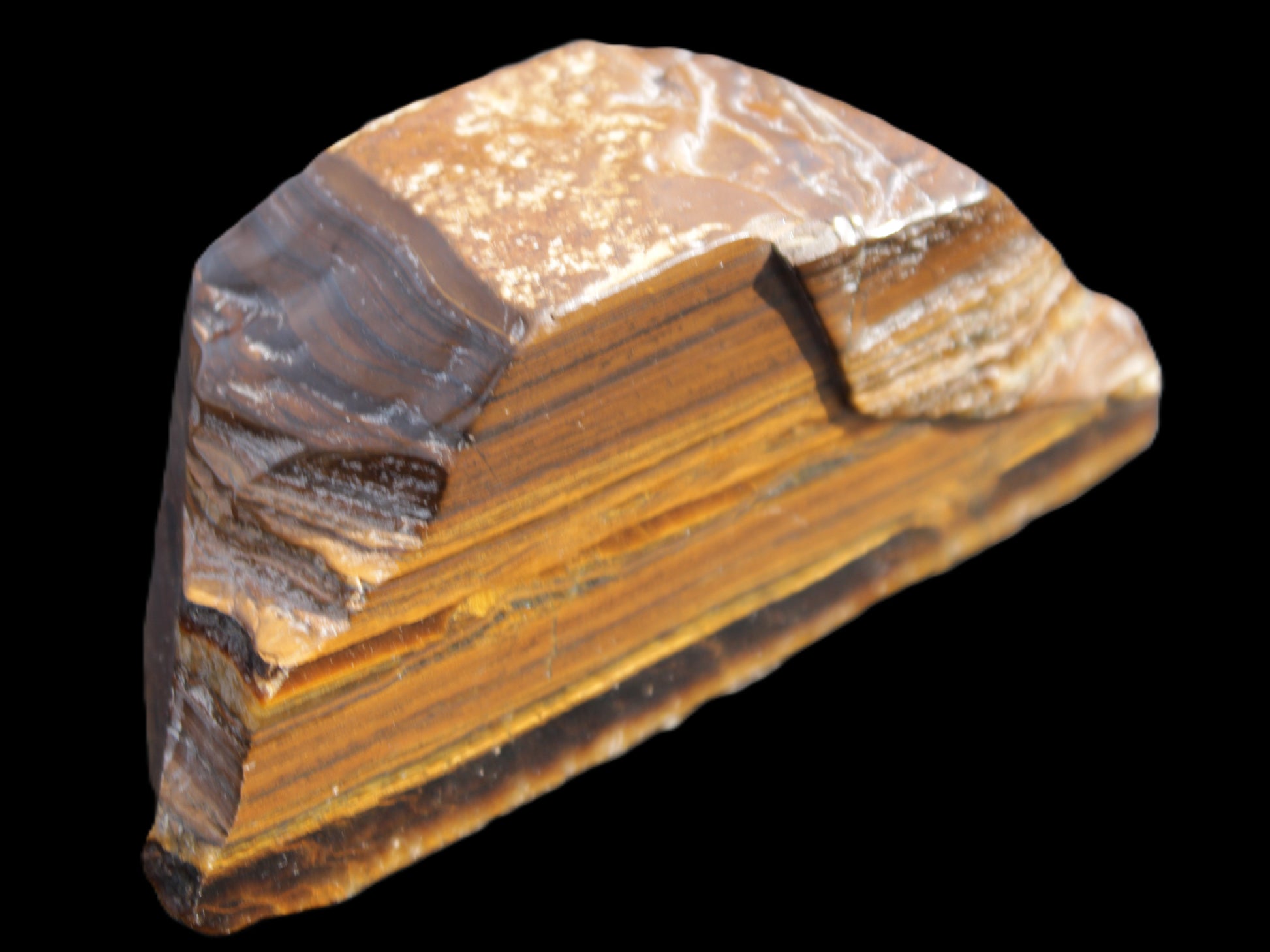 Large Golden Tigers Eye 126*45*54mm  598g Rocks and Things Store