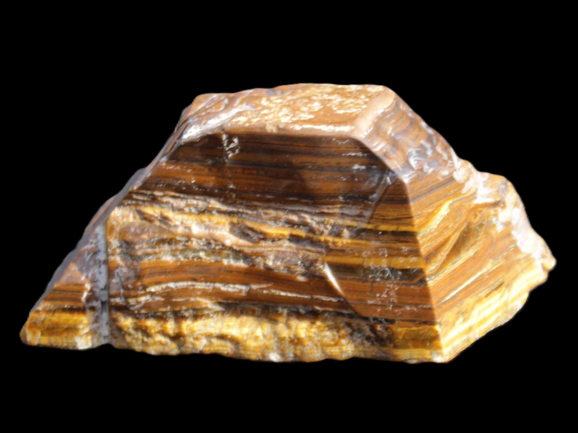Large Golden Tigers Eye 126*45*54mm  598g Rocks and Things Store
